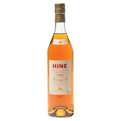 Lot 202 - 6 bottles 1988 Hine Grande Champagne Cognac