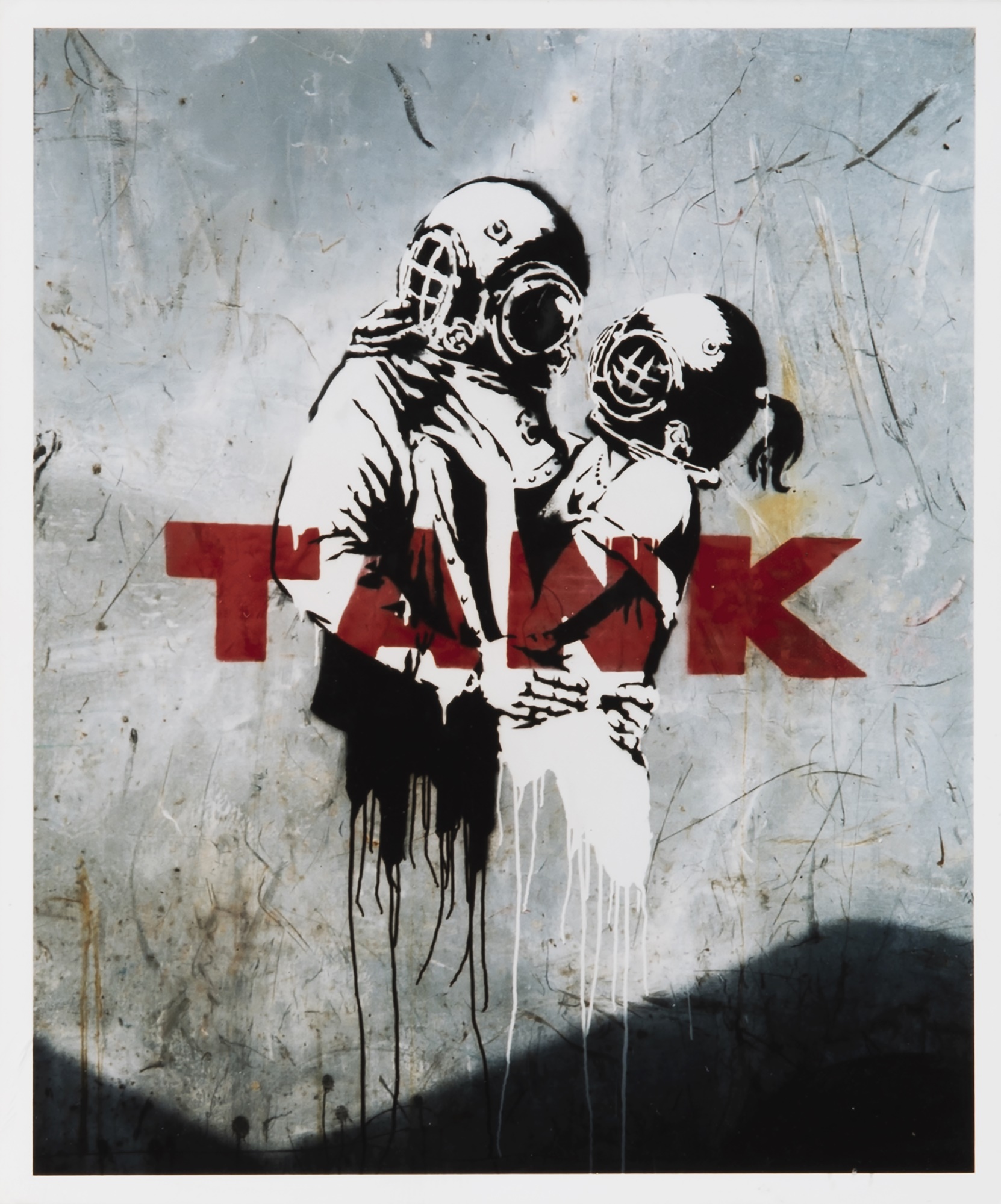 Lot 280 - Banksy (British 1974-), 'Think Tank Working