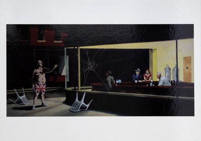 Lot 89 - Banksy (British 1974-), 'Weapons Of Mass Distraction, Crude Oils & Think Tank', 2003/2005