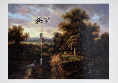 Lot 89 - Banksy (British 1974-), 'Weapons Of Mass Distraction, Crude Oils & Think Tank', 2003/2005