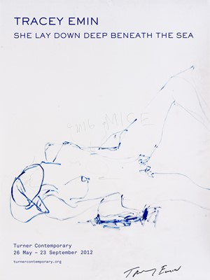Lot 137 - Tracey Emin (British 1963-), 'She Lay Down Beneath The Sea', 2012