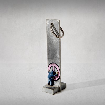 Lot 79 - Banksy (British 1974 -), 'Walled Off Hotel - Key Fob Wall Section (CND)'