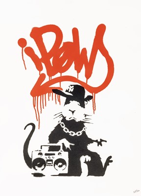 Lot 287 - Banksy (British 1974-), ‘Gangsta Rat’, 2004