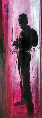 Lot 336 - Richard Hambleton (Canadian 1952-2017), 'Standing Shadow Man (Pink)', 2010