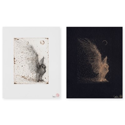 Lot 166 - DALeast (Chinese 1984-), ‘Circulated (Dusk & Dawn)’, 2013 (Two Works)