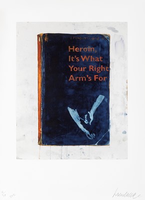 Lot 208 - Harland Miller (British 1964-), 'Heroin, It's What Your Right Arm's For', 2012