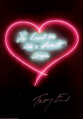 Lot 268 - Tracey Emin (British 1963-), ‘You Loved me Like A Distant Star’, 2016