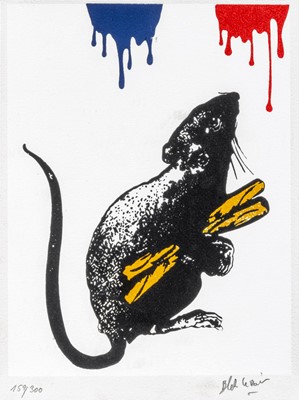 Lot 105 - Blek Le Rat (French 1951-), 'Rat N°5', 2019