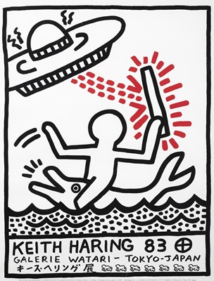 Lot 167 - Keith Haring (American 1958-1990), 'Galerie Watari', 1983