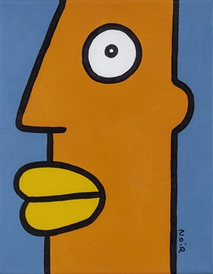 Lot 352 - Thierry Noir (French 1958-), 'Champion II', 2016