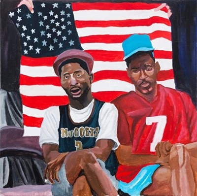 Lot 50 - Marcus Brutus (American 1991-), 'The Uhmericans', 2020
