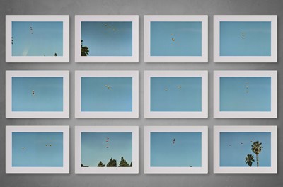 Lot 251 - John Baldessari (American 1931-2020), 'Throwing Three Balls in the Air to Get a Straight Line (Best of Thirty-Six Attempts)', 1973
