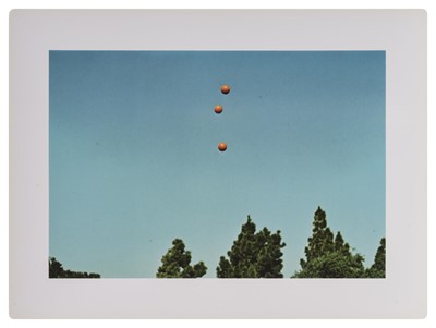 Lot 251 - John Baldessari (American 1931-2020), 'Throwing Three Balls in the Air to Get a Straight Line (Best of Thirty-Six Attempts)', 1973