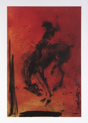 Lot 292 - Richard Hambleton (Canadian 1952-2017), 'Horse & Rider - Red', 2018
