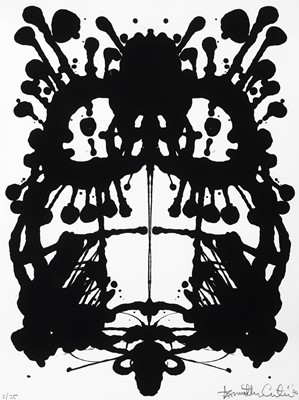 Lot 104 - Timothy Curtis (American 1982-), 'Inkblot Face No. 106', 2020