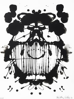 Lot 105 - Timothy Curtis (American 1982-), 'Inkblot Face No. 113', 2020