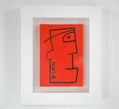 Lot 298 - Thierry Noir (French 1958-), 'Red', 2020