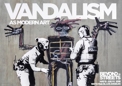 Lot 125 - Banksy (British 1974-), 'Vandalism As Modern Art', 2018