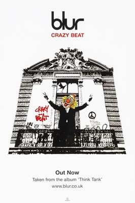 Lot 127 - Banksy (British 1974-), 'Crazy Beat, Good Song & Out Of Time', 2003