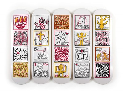 Lot 166 - Keith Haring (American 1958-1990), 'One Man Show', 2019