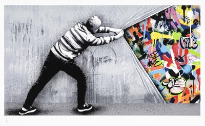 Lot 281 - Martin Whatson (Norwegian 1984-), 'Behind The Curtain With Border', 2017