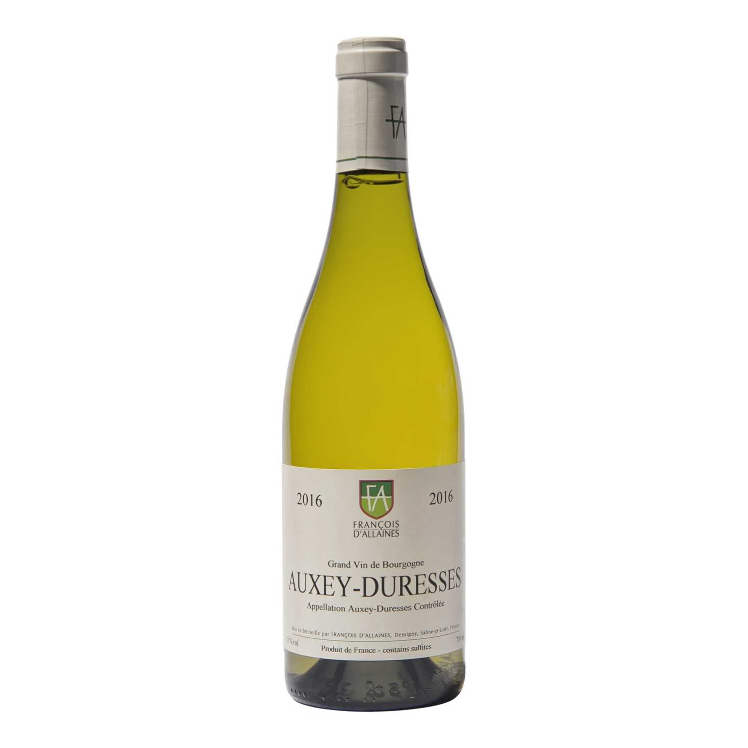 Lot 99 - 12 bottles 2016 Auxey-Duresses Blanc F d'Allaines