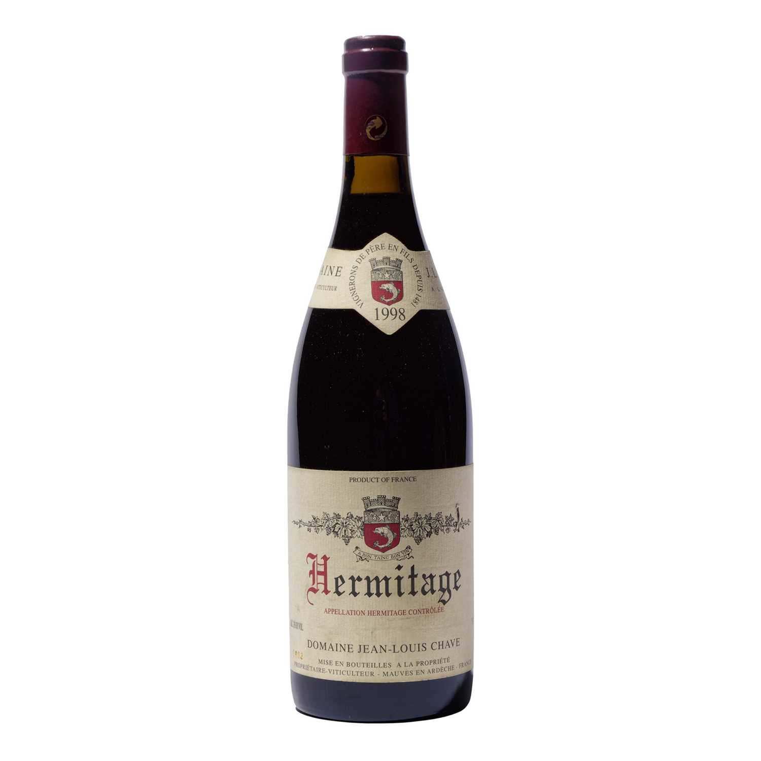 Lot 260 - 1 bottle 1998 Hermitage Chave