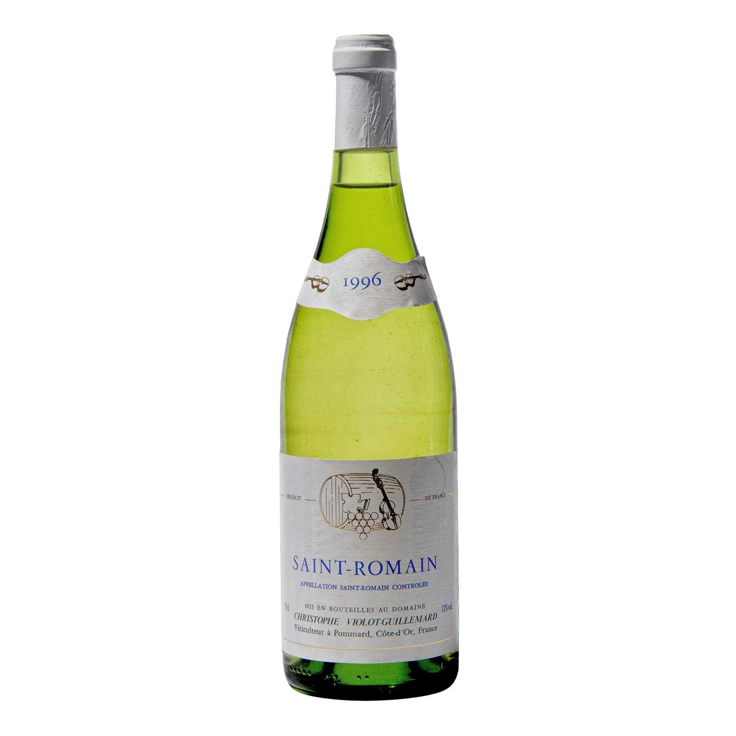 Lot 108 - 12 bottles 1996 St Romain Violot-Guillemard