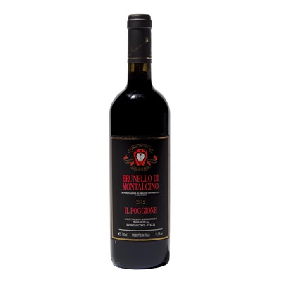 Lot 290 - 6 bottles 2015 Brunello di Montalcino Il Poggione