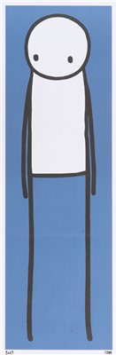 Lot 161 - Stik (British 1979)-, 'Standing Figure (Blue, Orange, Yellow & Red)', 2013