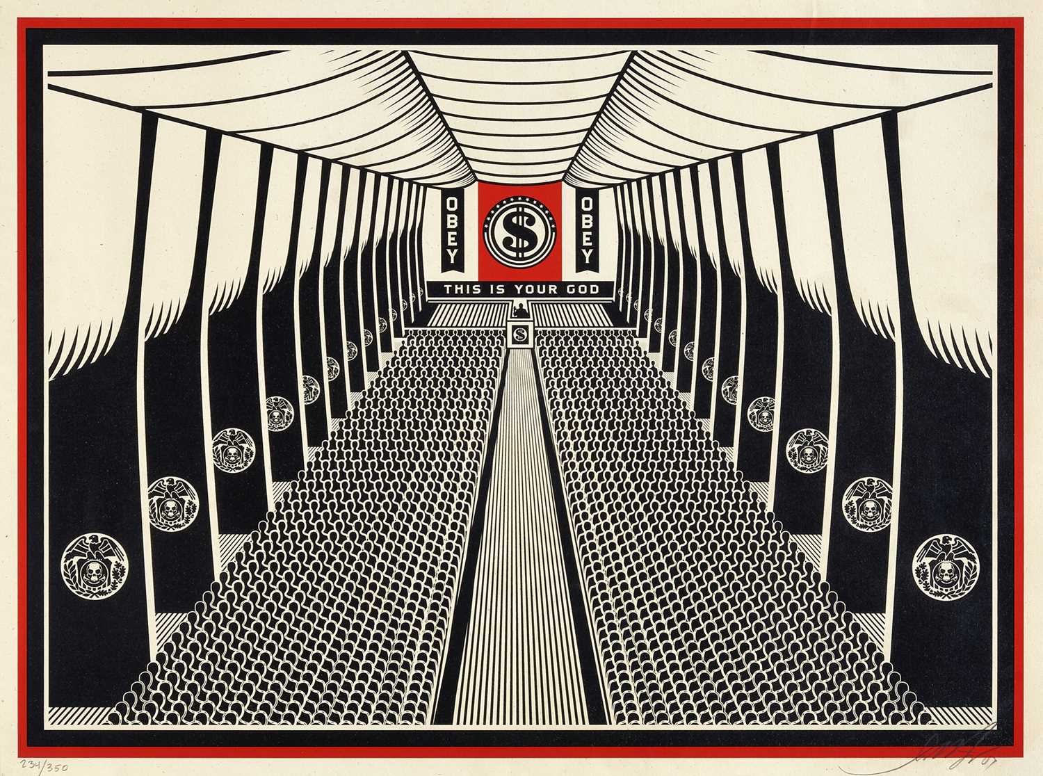 Lot 227 - Shepard Fairey (American 1970-), 'This Is Your Church', 2011