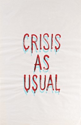Lot 305 - Banksy (British 1974-), 'Crisis As Usual', 2019