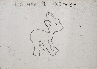 Lot 288 - Tracey Emin (British 1963-), 'It's What I'd Like To Be', 1998