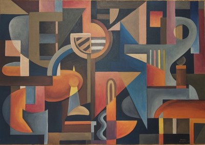 Lot 178 - Pedro Alvarez (Cuban b.1922-d.1997), Untitled, 1957