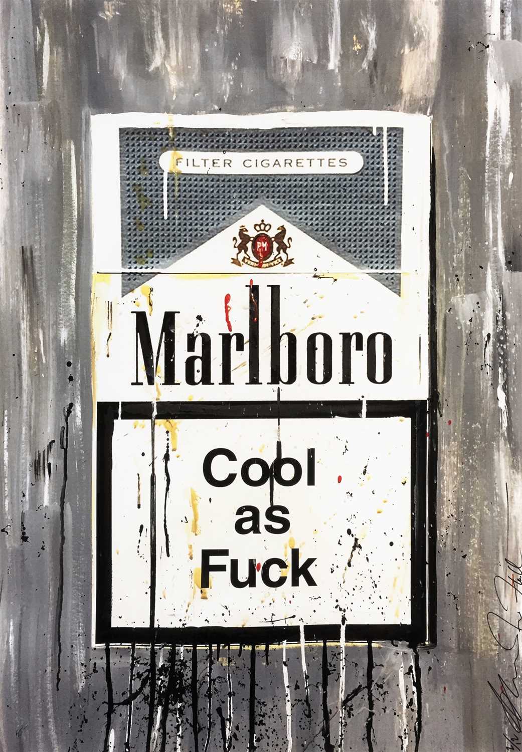 Lot 54 - Haut De Gamme (Alexander Hall), 'Marlboro, Cool As Fuck', 2017