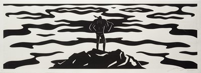 Lot 24 - Cleon Peterson (American 1973-), 'The Seeker (White)', 2022