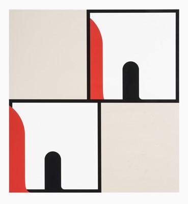 Lot 86 - Math Bass (American 1971-), 'Newz!', 2017 (Triptych)