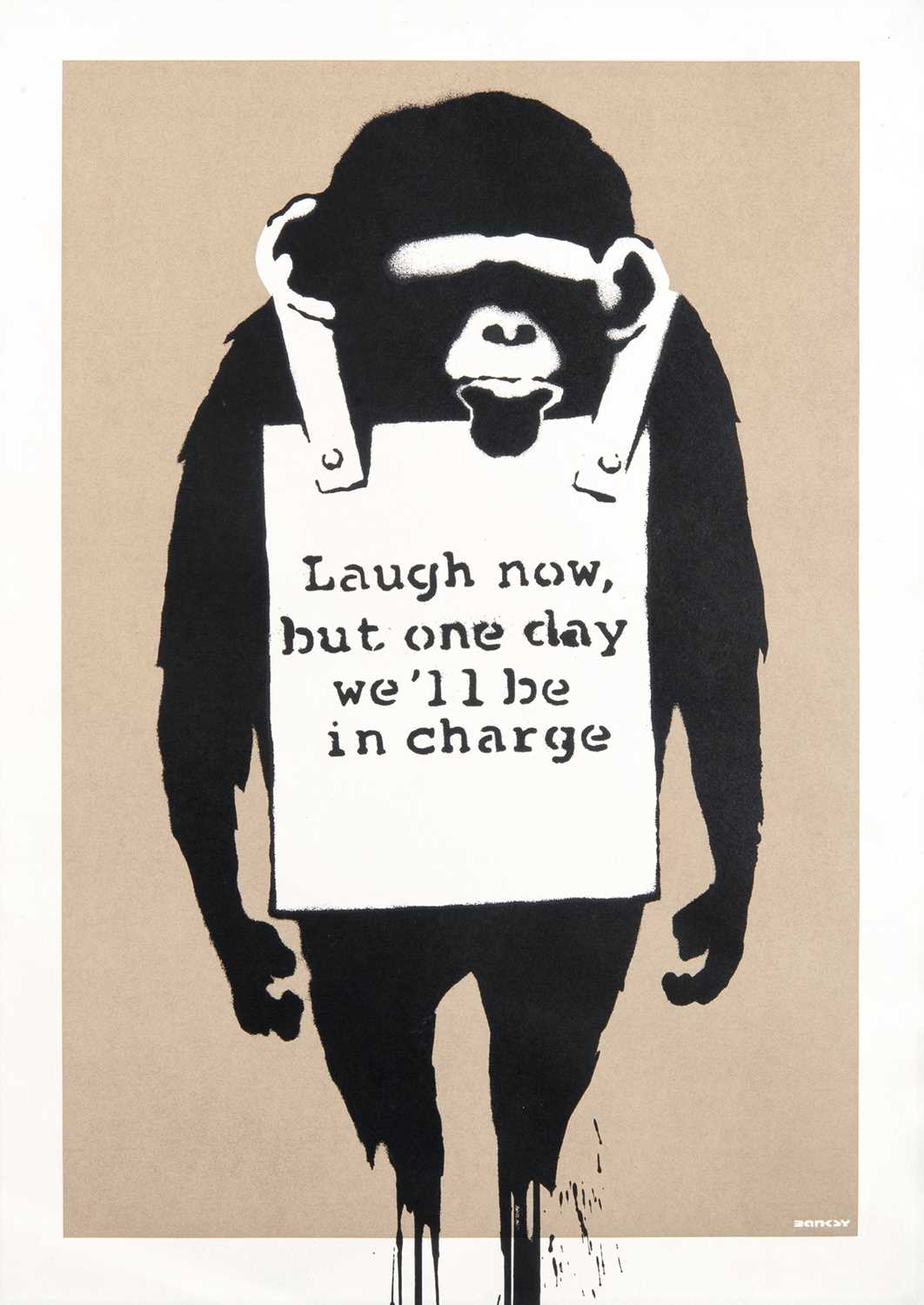 Lot 321 - Banksy (British 1974-), 'Laugh Now', 2004 (Signed)