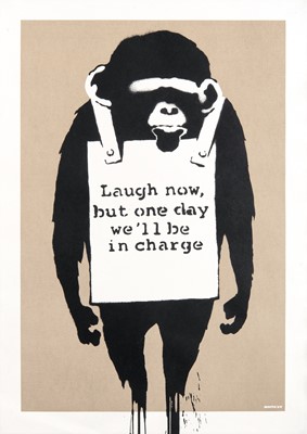 Lot 321A - Banksy (British 1974-), 'Laugh Now', 2004 (Signed)