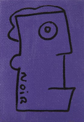 Lot 228 - Thierry Noir (French 1958-), 'Purple', 2016