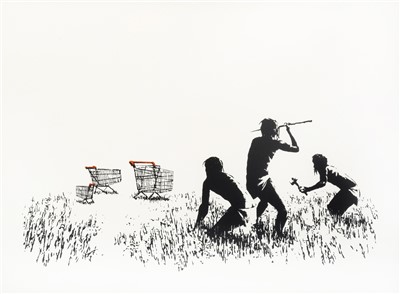 Lot 380 - Banksy (British b.1974), ‘Trolleys’, 2007