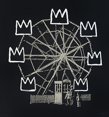 Lot 274 - Banksy (British 1974-), 'Banksquiat (Black)', 2019