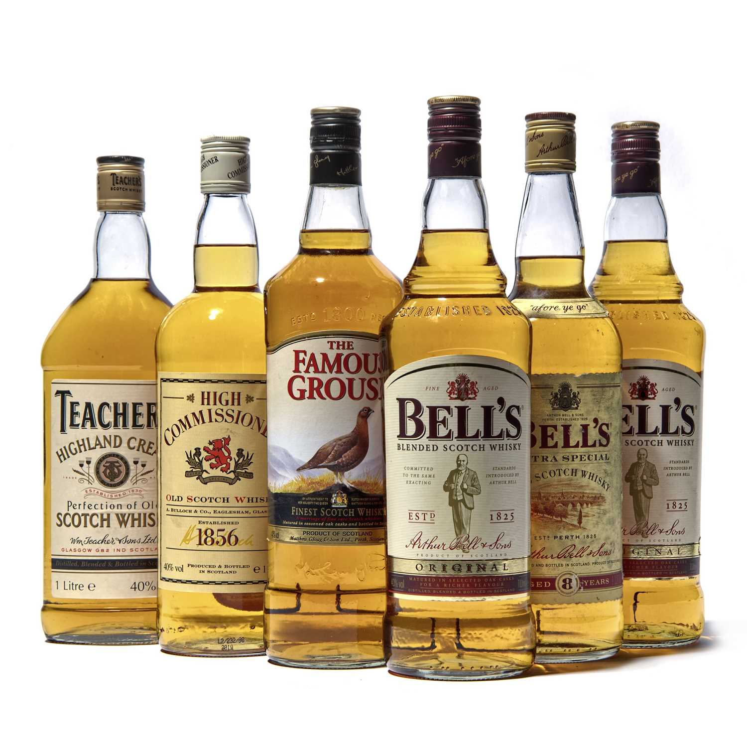 Lot 155 - 6 litre bottles Mixed Blended Scotch Whisky