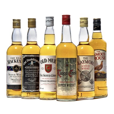 Lot 156 - 6 bottles Mixed Blended Scotch Whisky