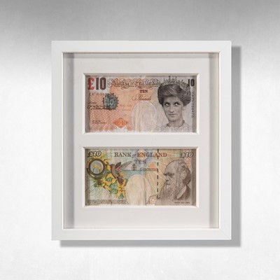 Lot 270 - Banksy (British 1974-), 'Di-Faced Tenners’, 2004 (Two Works)