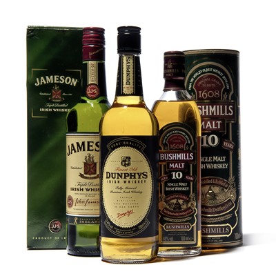 Lot 169 - 3 bottles Mixed Irish Whiskey