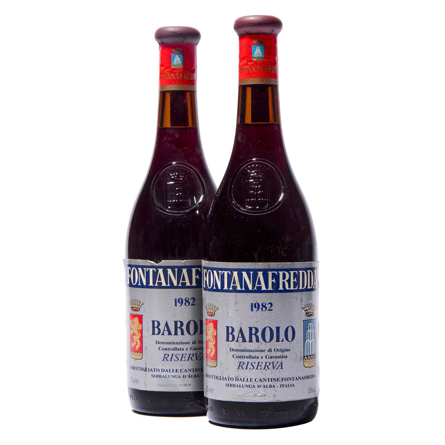 Lot 112 - 5 bottles 1982 Barolo Riserva Fontanafredda