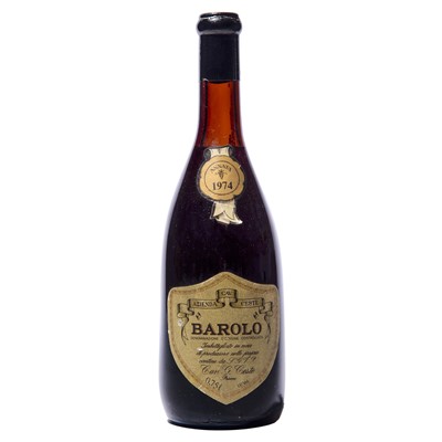 Lot 207 - 6 bottles 1974 Barolo Ceste