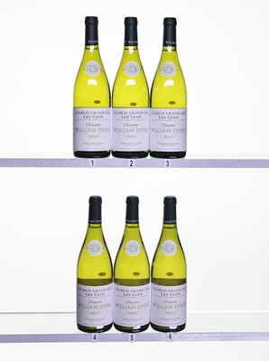 Lot 160 - 6 bottles 2012 Chablis Les Clos Fevre