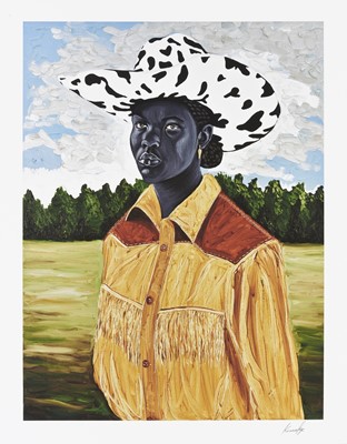 Lot 263 - Otis Kwame Quaicoe (Ghanaian 1988-), 'Rancher', 2021